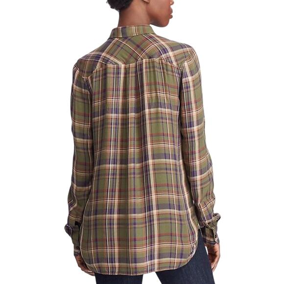 Ralph Lauren Plaid Tunic Blouse - Picture 4 of 9